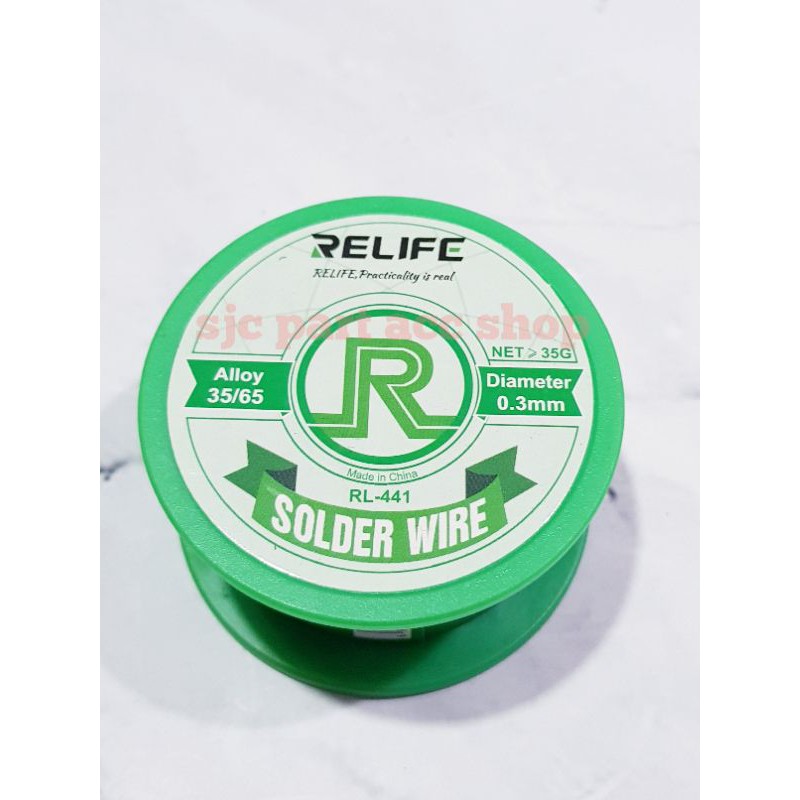 TIMAH GULUNG RELIFE RL - 441 0.3 MM 35GRAM