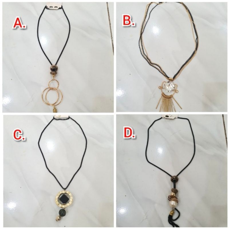 kalung pajang ala ala korea premium import