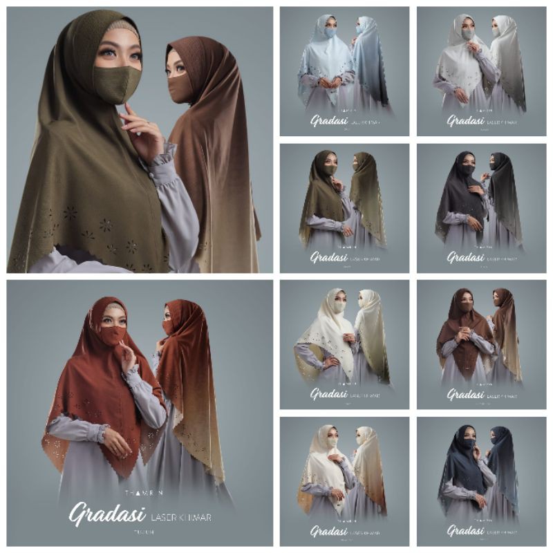 Khimar gradasi by thamrin