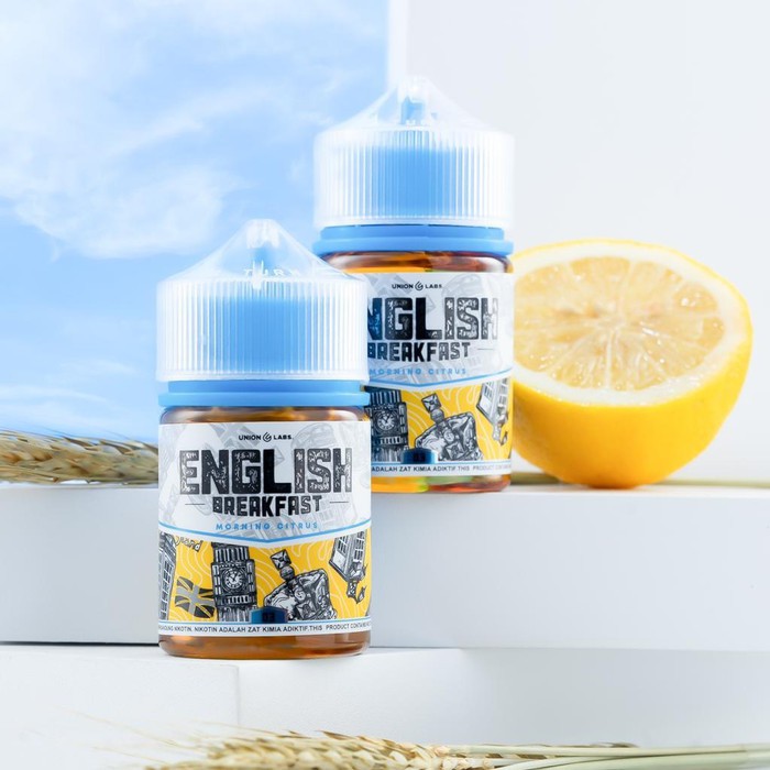 Liquid English Breakfast series 60ML 3&amp;7mg by Union Labs berpita cukai