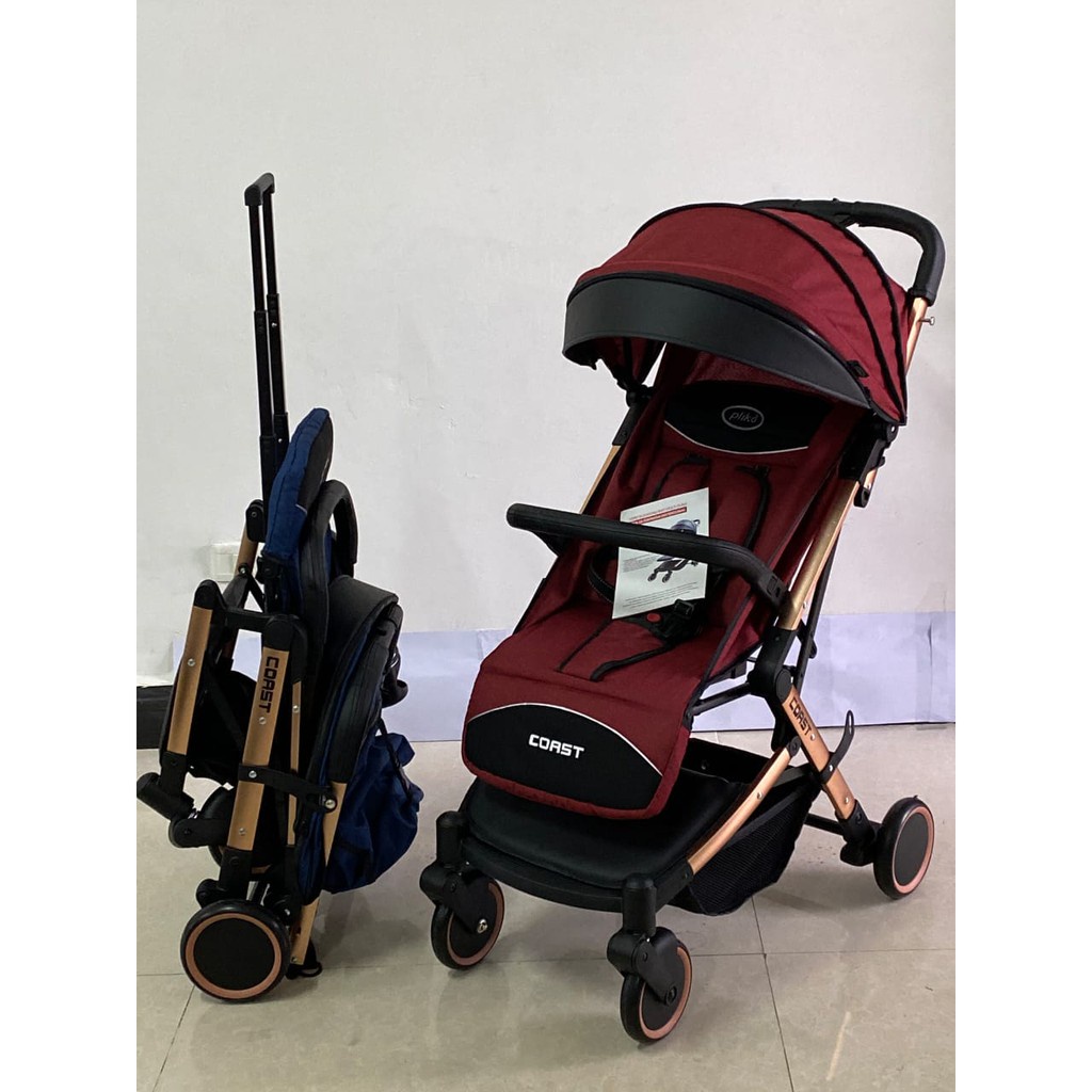 Pliko Stroller Coast 639 AL / Kereta Bayi - Red