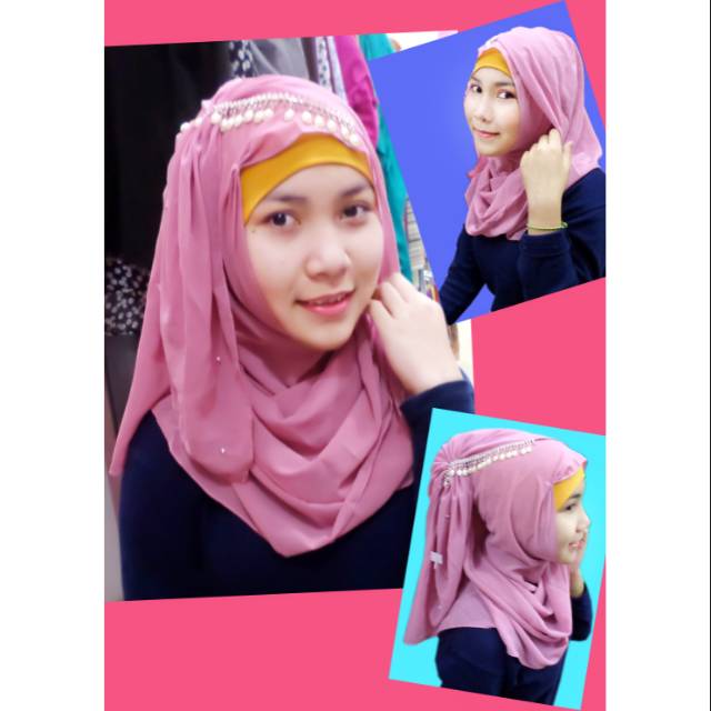 Hijab instan pesta