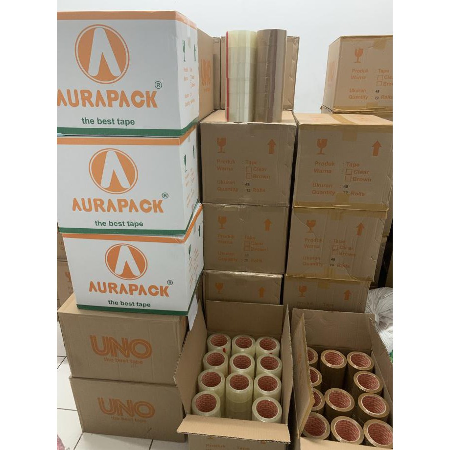 

Lakban Coklat/Bening Uno 2 Inch 90 Yard Leovivi96Out