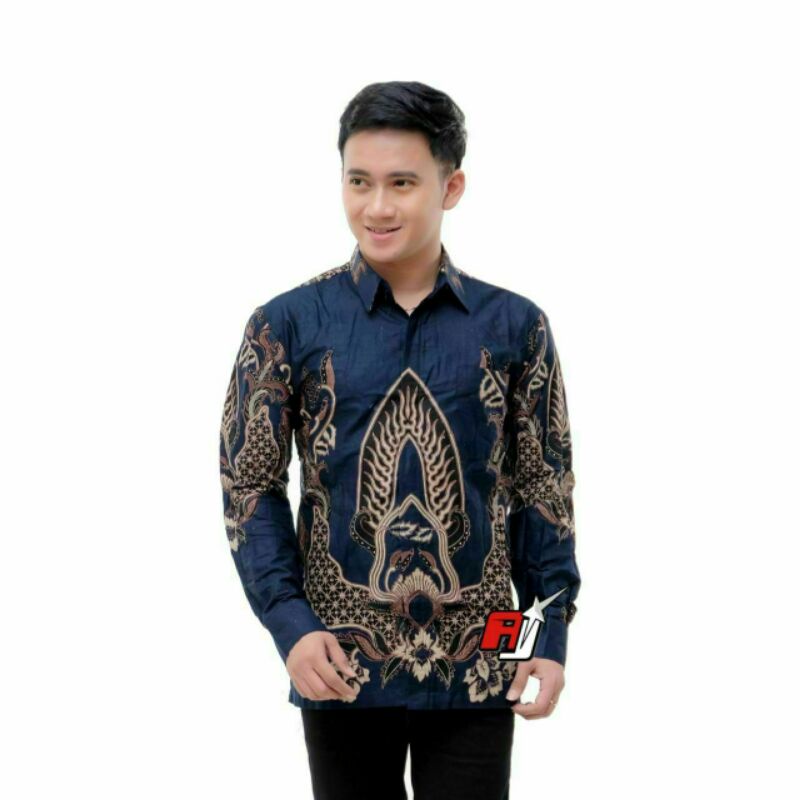 KEMEJA BATIK PRIA BATIK NAKULA TERPOPULER PROMO BIG SALE TERMURAH DI SHOPEE