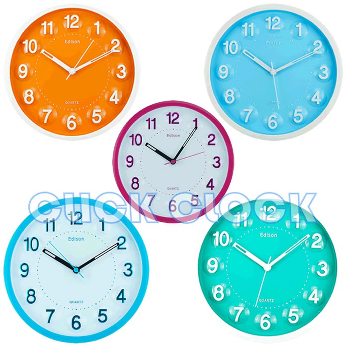 Jam Dinding Polos Bagus Edison EDW 292 T20 Wall Clock Dekorasi Rumah Minimalis