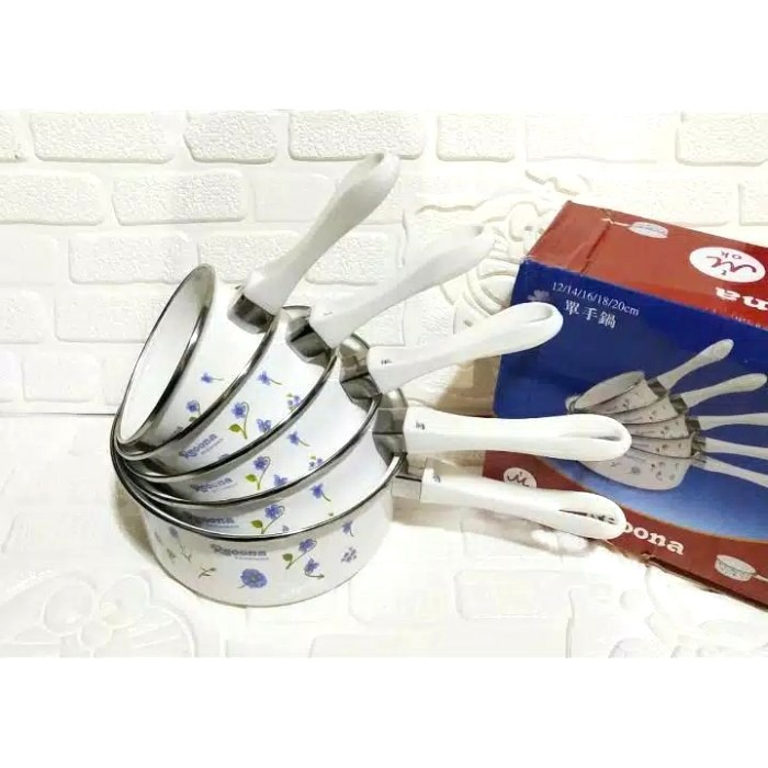 Panci Set Enamel Reoona 5 Susun