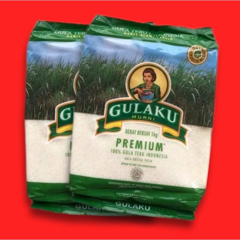 

⭐#KALAMUNASTORE⭐ Gula Pasir Premium Gulaku 1Kg