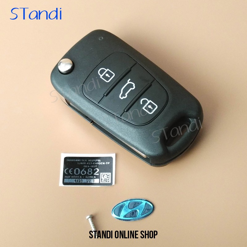 Casing Kunci Lipat Flip Key Rumah Kunci Hyundai i20