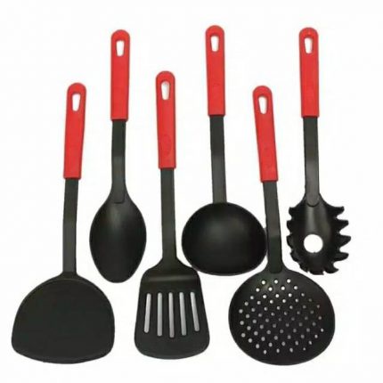 Spatula Nylon Set 6 Pcs / Kitchen Tools Spatula Sendok Masak / SPATULA - SENDOK MASAK - SAMSI MASAK 
