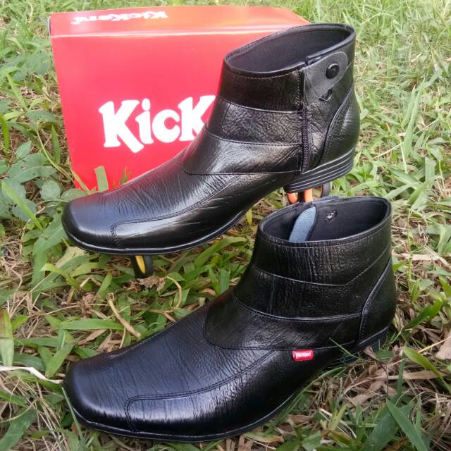 Sepatu pdh boots kulit asli nyaman dipakai