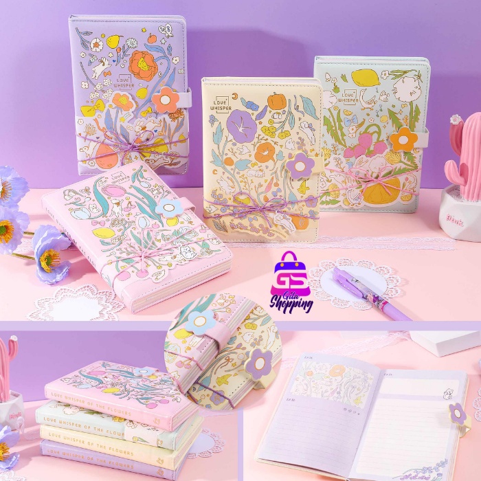 

Magnetic Notebook Love Whisper / Diary Jurnal agenda Buku tulis import - 6277