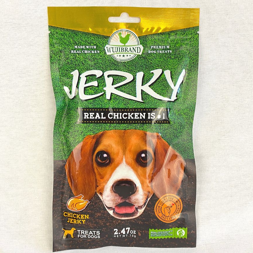 

WUJIBRAND Snack Anjing Chicken Jerky Original Flavor 70gr