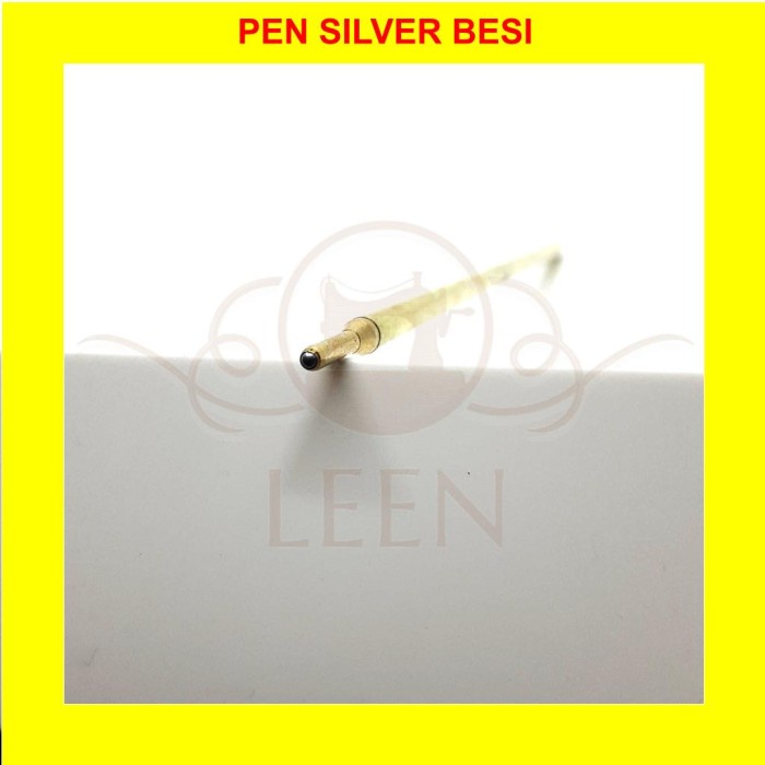 Bolpen / Pen Besi Silver untuk Pola Kain, Kulit, Oscar, Spon LEEN