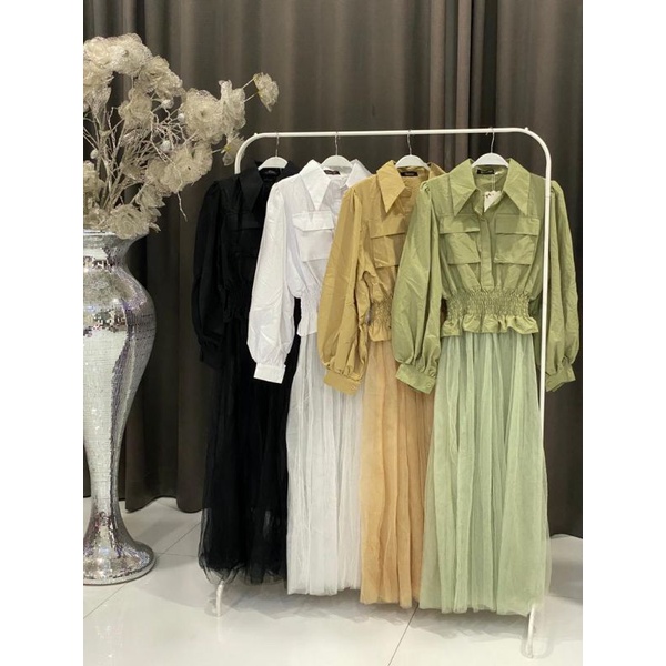 gamis tutu V-AT30  (busui) by vivorie