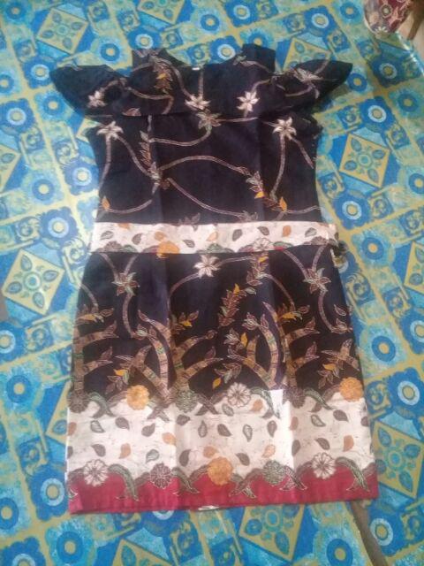 Merry Couple Dress Seragam Batik Natal Merah Baju Cantik Pakaian Anak