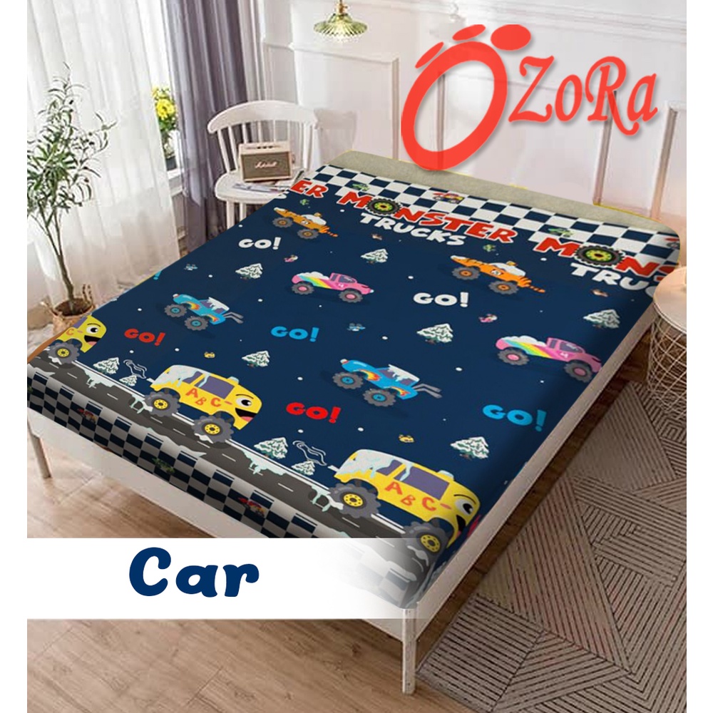 Diskon Hari Ini sprei anti ompol Waterproof Motif Karakter 180x200 160x200 king queen single 120x200-100x200