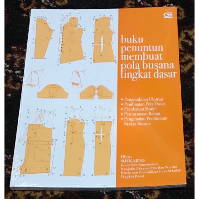 Buku Penuntun Membuat Pola Busana Tingkat Dasar Ready Stock Shopee Indonesia