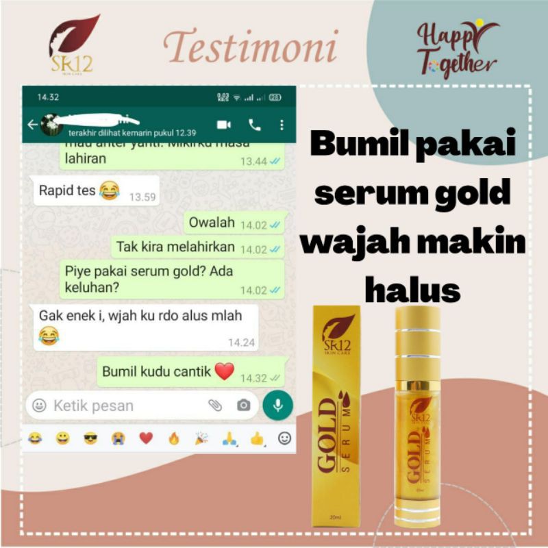 SERUM GLOWING CEPAT / SERUM GOLD SR12 / PEMUTIH WAJAH / SERUM ANTI AGING KULIT KENCANG CERAH BPOM