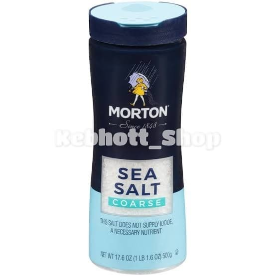 

garam impor import morton mediterranean sea salt coarse 500 gr