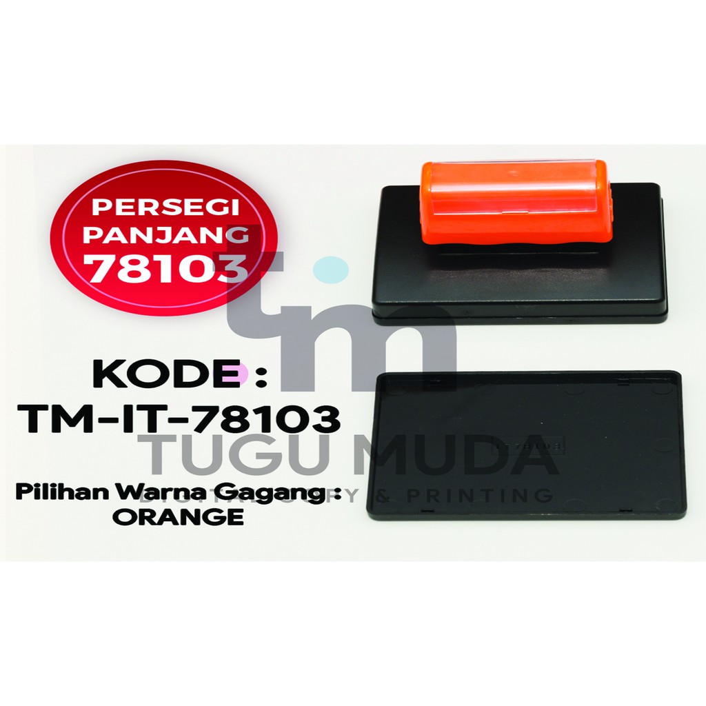 

Gagang Flash Stamp PERSEGI PANJANG 78103 (78x103mm) -TM-IT-78103