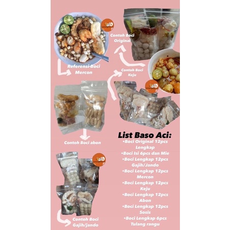 

BASO ACI BOCI SPESIAL HOME MADE