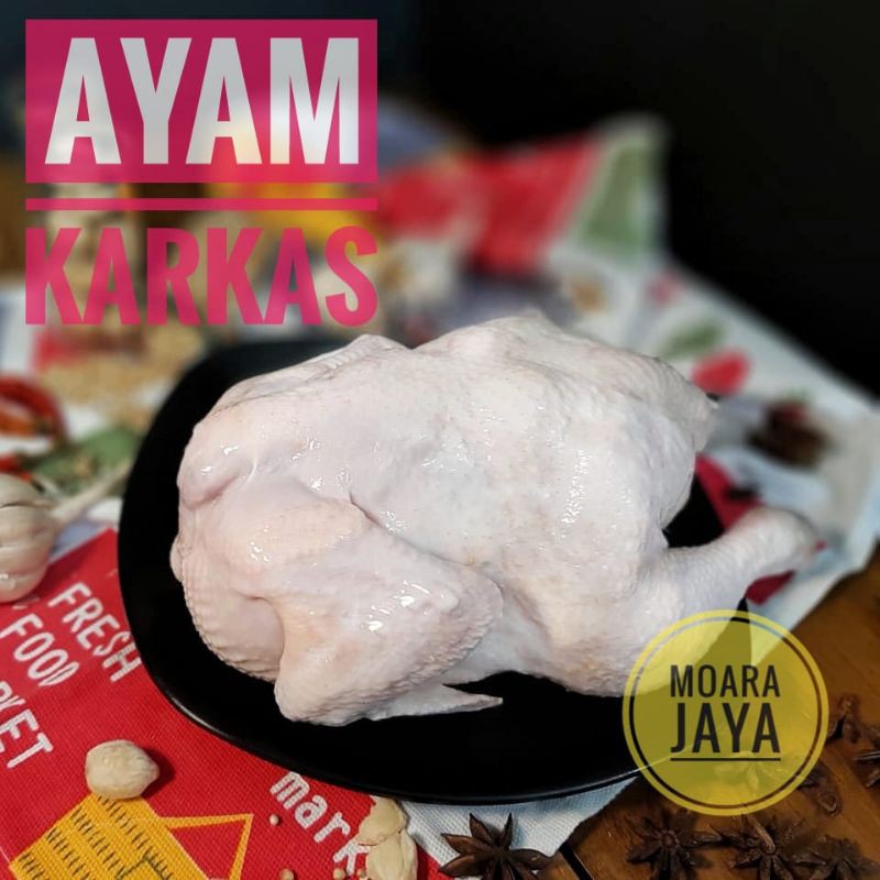 AYAM BROILER 1,2 kg - 1,3 kg / WHOLE CHICKEN / KARKAS