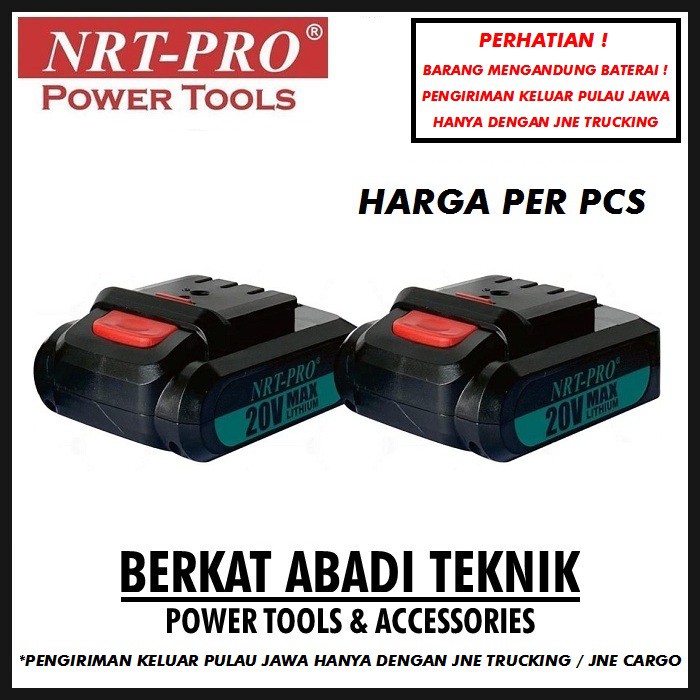 NRT-PRO Baterai Mesin Bor Cordless Drill Tangan Batre