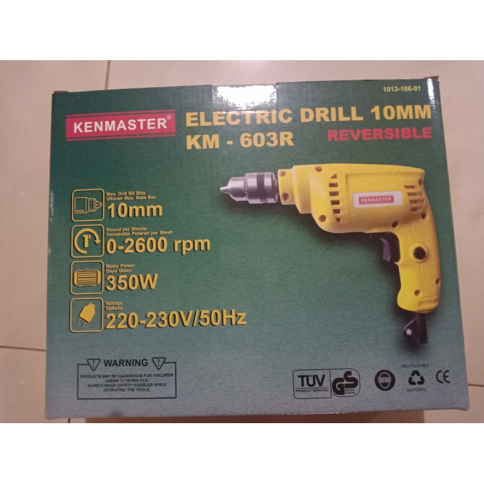 Promo bor listrik kenmaster bor tangan kenmaster reversible bolak - balik Murah Berkualitas