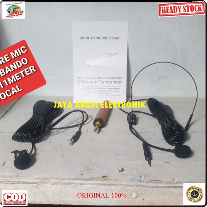 G61 Shure mic kabel headset jepit clip on kancing kerah baju condesor bando klip mik cable profesional pro vocal vokal karaoke mikrophone microphone audio sound system panggung dj studio sensitif aux YOUTUBER G61  BISA DIGUNAKAN SEGALA JENIS AUDIO  BISA J