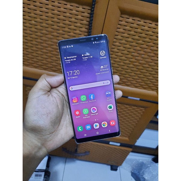 Handphone Hp Samsung Galaxy Note 8 6/64 Second Seken Bekas Murah