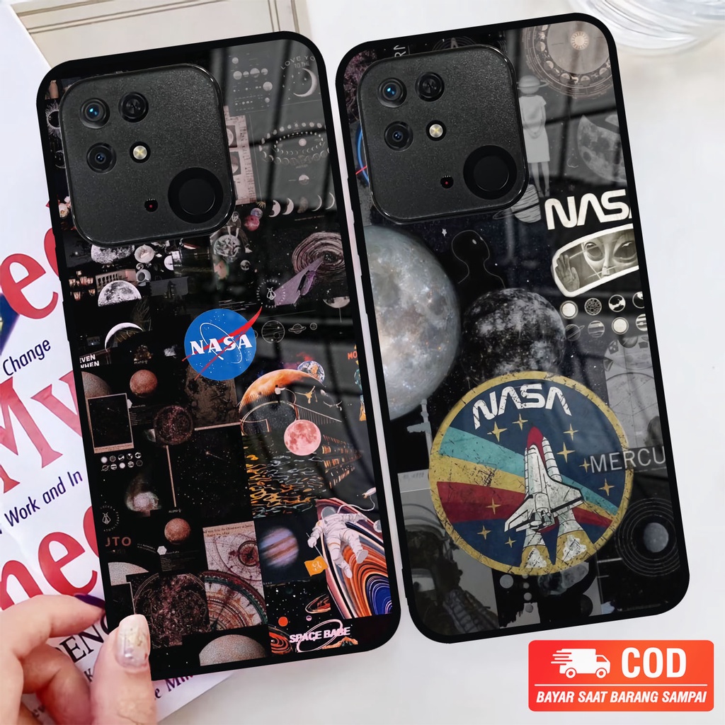 [SP45] Case Kilau Xiaomi Redmi 10C | Casing Hp Glossy | Motif Nasa