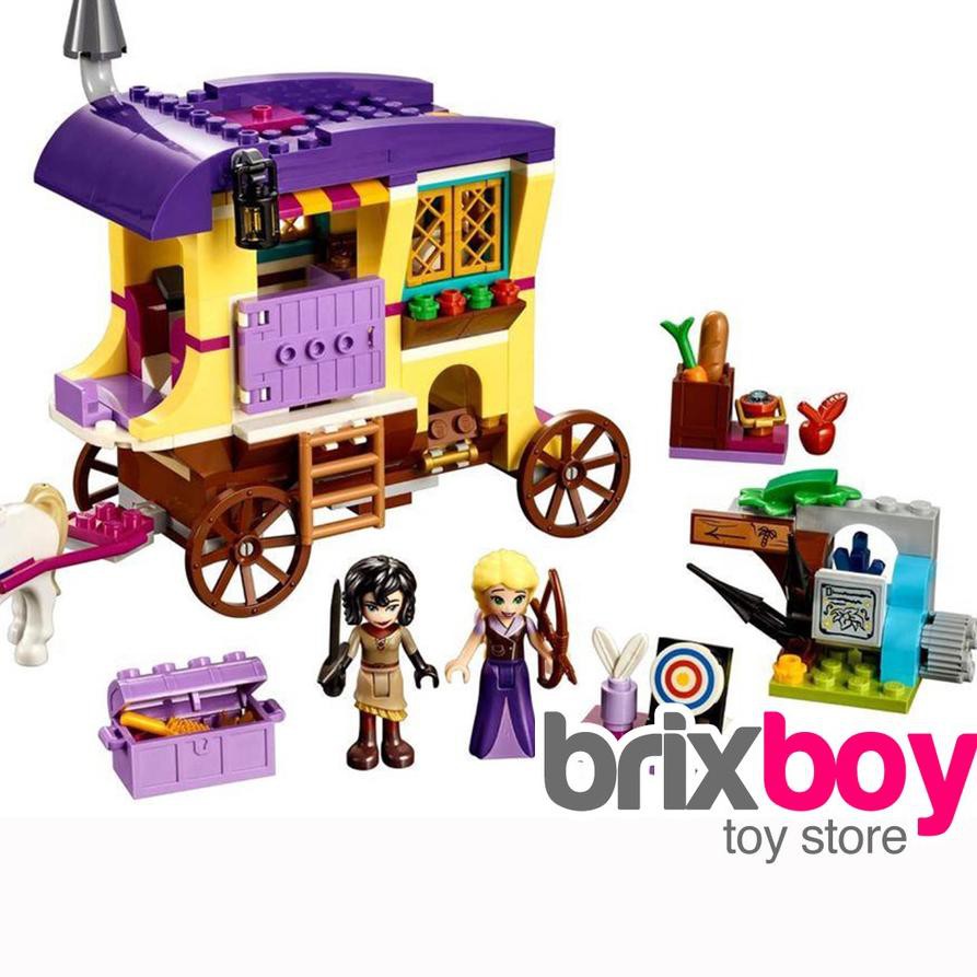 lego rapunzel caravan