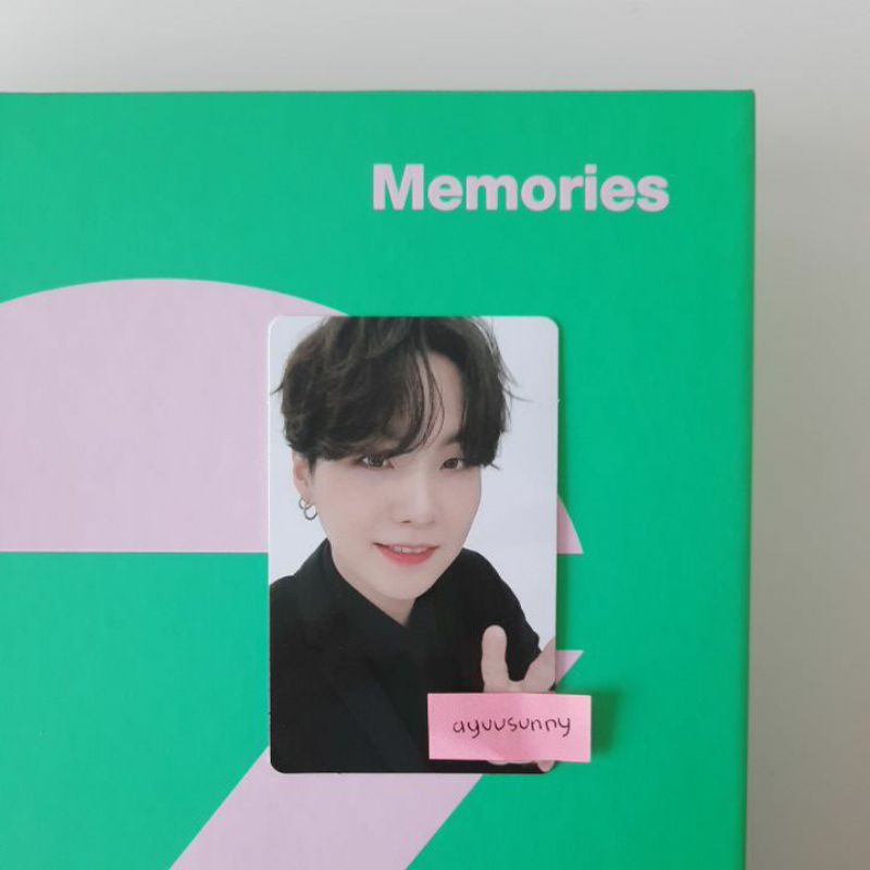 WTT/WTS PC Photocard DVS BTS Memories 2020 Suga to Jin/Taehyung Memo 20