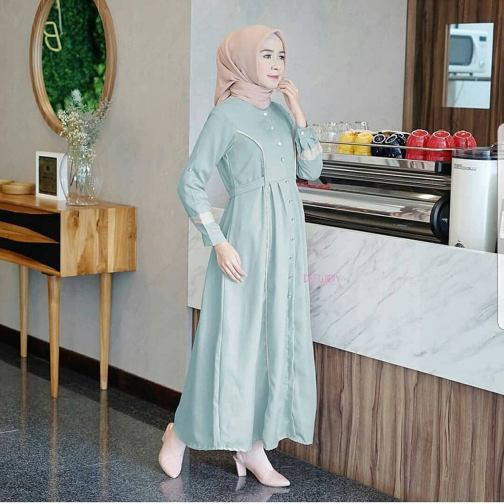 Baju Original Termurah MCL SOFIE Maxi Dress Muslim Modern Panjang Hijab Fashion Wanita Gamis 2018