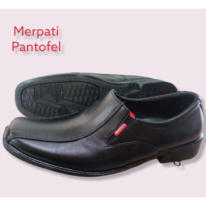 SEPATU PANTOFEL PRIA/SEPATU KULIT/ SEPATU SEKOLAH HITAM