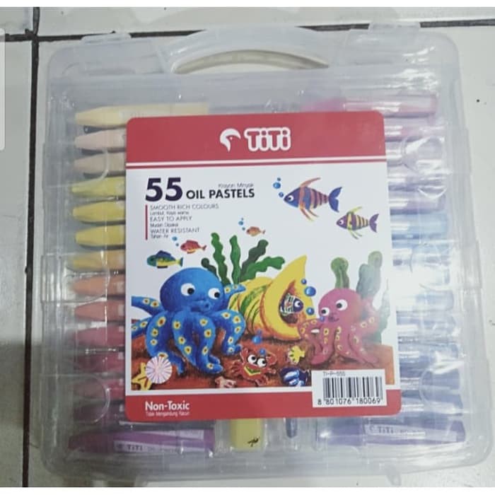 

Crayon Titi 55 Warna / Oil Pastels