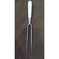 CLAW FORK 18CM W/FORGED STRAIGHT TINES, POM HDLE WHITE, GIESSER