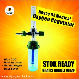 Nesco O2 Medical Oxygen Regulator | medical oxygen regulator | alat kesehatan nesco | regulator oksi