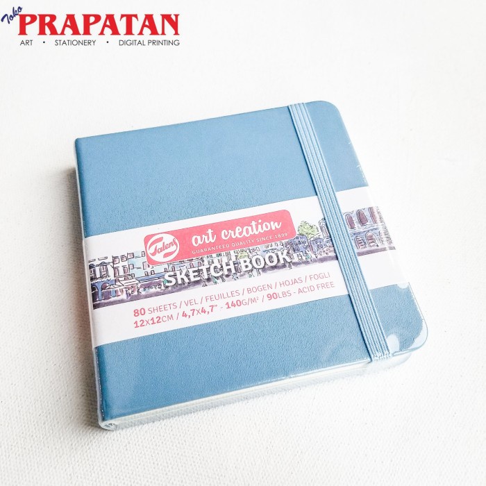 

(BISA COD) Talens Art Creation Sketchbook 140gsm - 12X12 LAKE BLUE