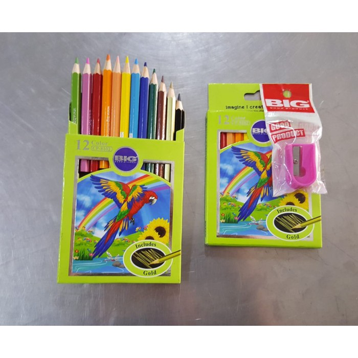 

PENSIL 12 WARNA BIG CP-8102 PENDEK