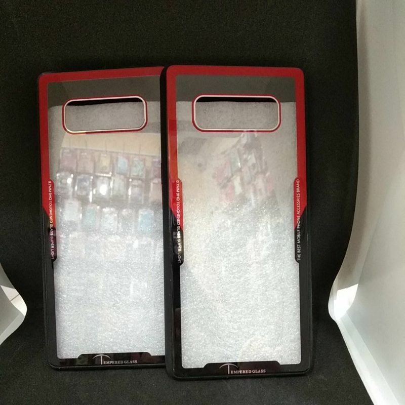 casing hp samsung note 8 transparan elegant
