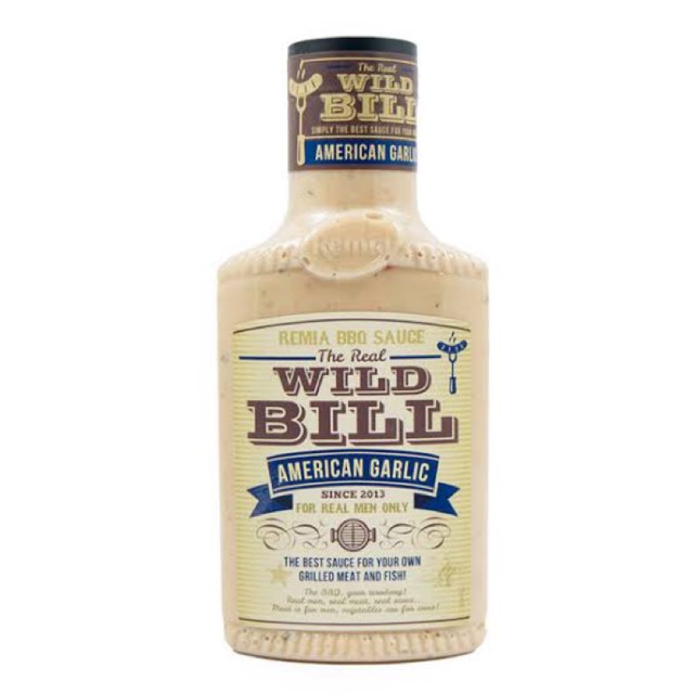 

REMIA BBQ SAUCE WILD BILL AMERICAN GARLIC 450ML