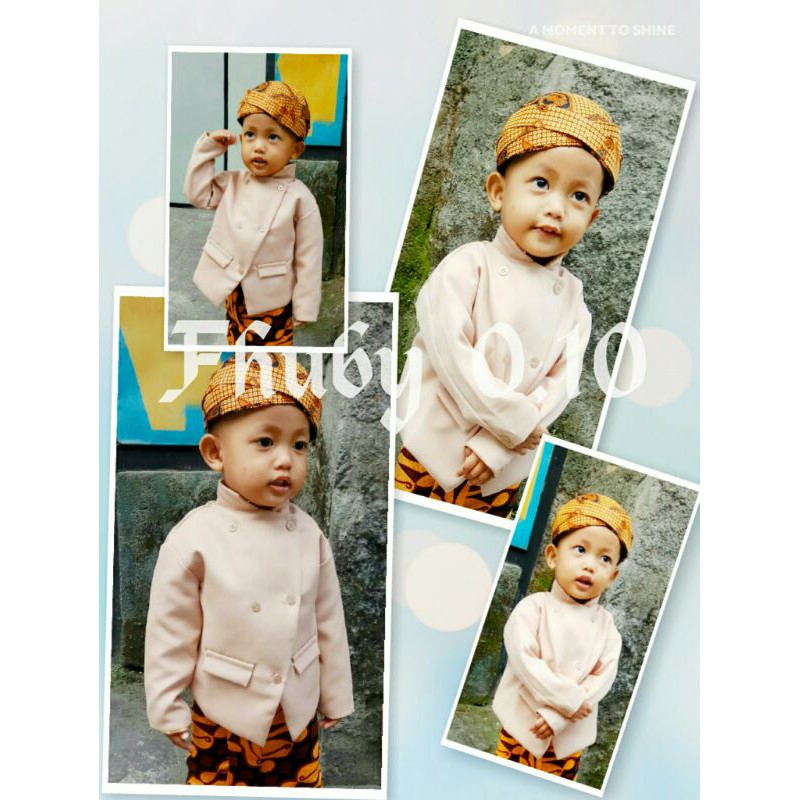 Beskap Anak Balita // Beskap Anak // Beskap+Blangkon // Beskap Bayi Balita // Baju Adat Anak