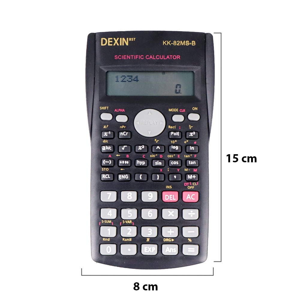 Karuida Kalkulator Elektronik XKOT02BK Scientific Calculator - 82MS - Black