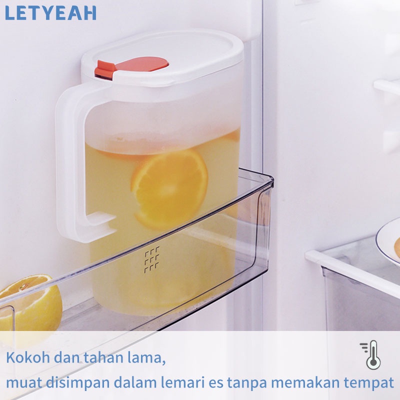 letyeah Water jug plastik 5 in 1/Teko Air Teh 2400ml