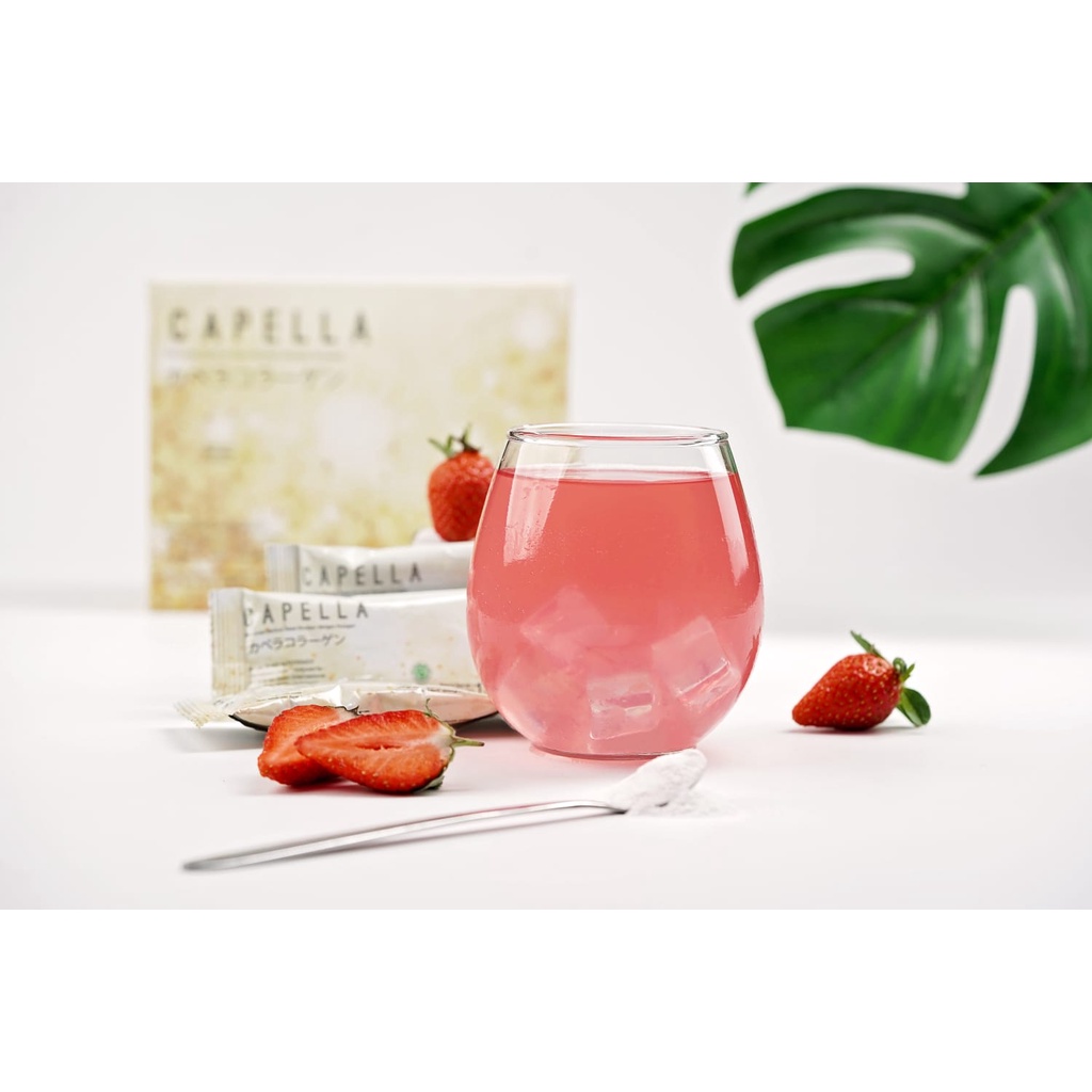Minuman kolagen Capella/Capella minuman collagen rasa strawberry