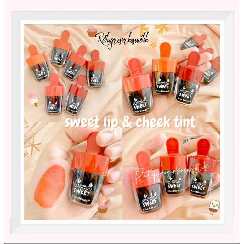 [PER 6 PCS] LIP TINT KISS BEAUTY SWEET NO.70195-03