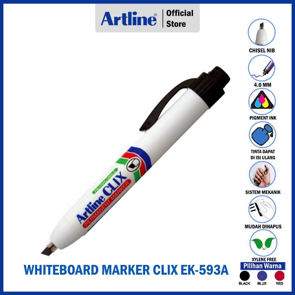 

ARTLINE Spidol Whiteboard Marker CLIX EK-593A