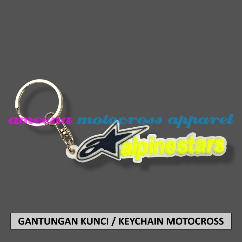 Gantungan Kunci Motocross - Keychain Trail MX - Gantungan Kunci Trabas - Keychain Enduro - Souvenir Trail - Keychain Souvenir  - AS011