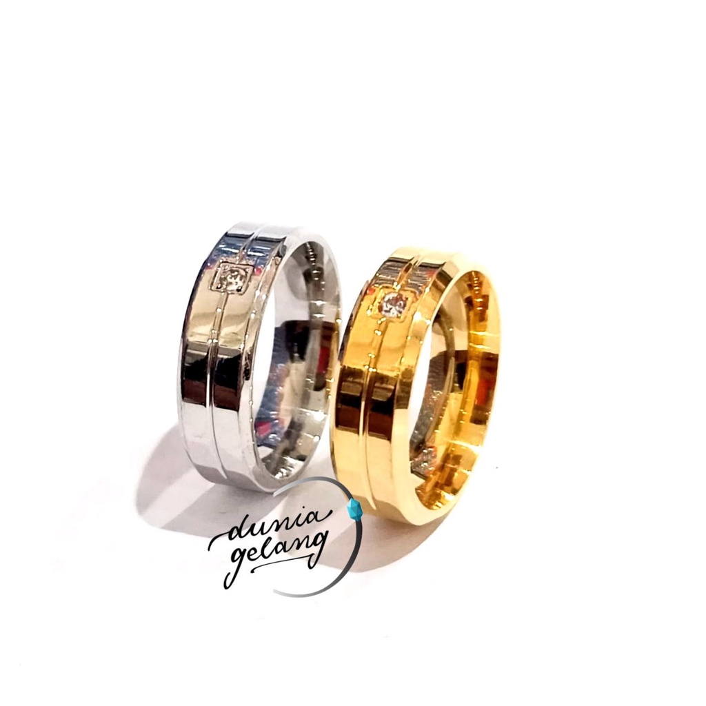 CINCIN TUNANGAN TITANIUM CINCIN PRIA CINCIN WANITA CINCIN UNIVERSAL